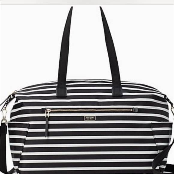 🌷❤️NWT Kate Spade Weekender Stripe Bag - Picture 2 of 8